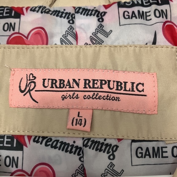 Urban Republic Water Resistant Girls Jacket L(14) - Picture 6 of 10
